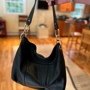 Fossil black shoulder bag